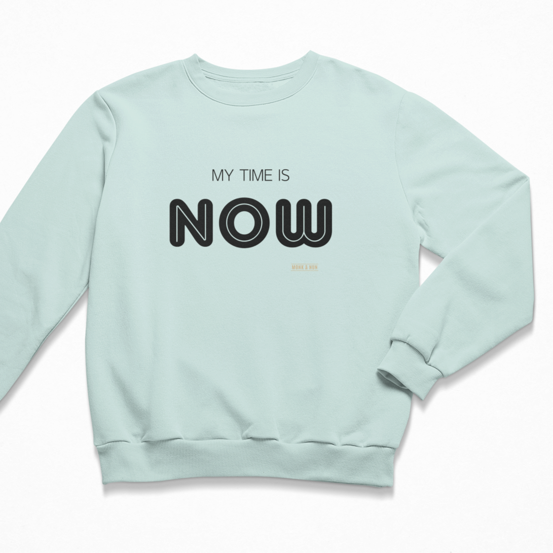 Damen Sweater regular fit "MY TIME IS NOW"