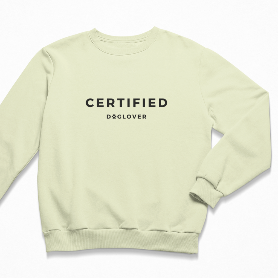 Damen Sweater regular fit "CERTIFIED DOGLOVER"