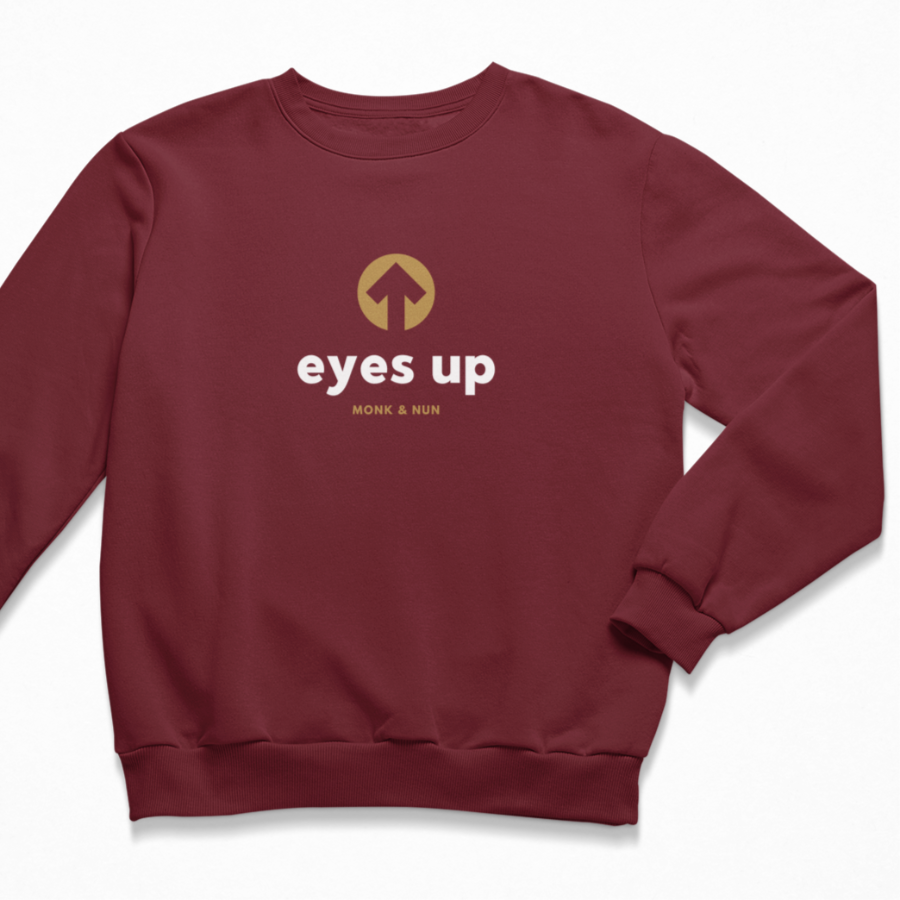 Damen Sweater regular fit "EYES UP"