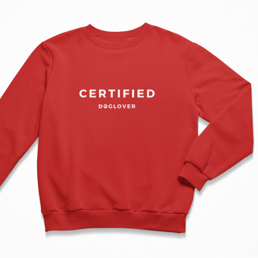 Damen Sweater regular fit "CERTIFIED DOGLOVER"
