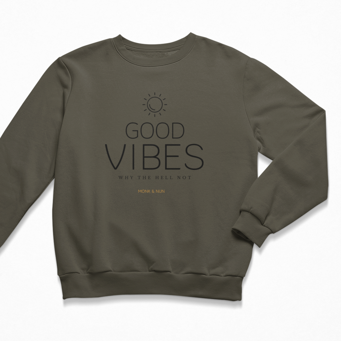 Damen Sweater regular fit "GOOD VIBES"