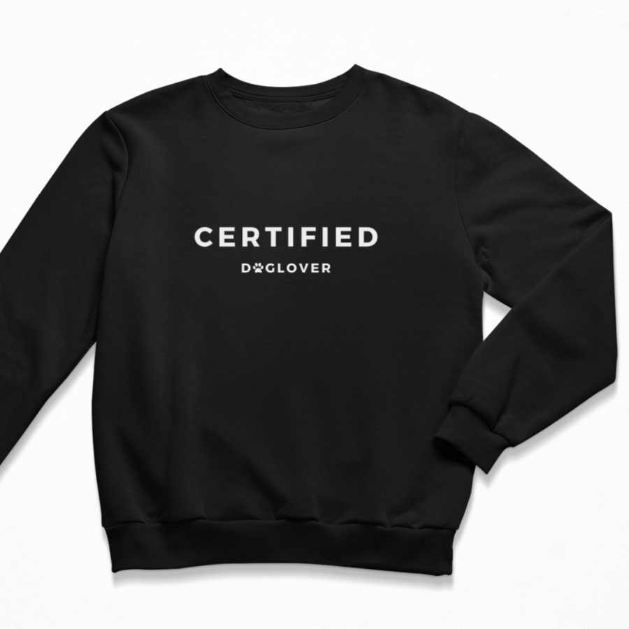 Damen Sweater regular fit "CERTIFIED DOGLOVER"