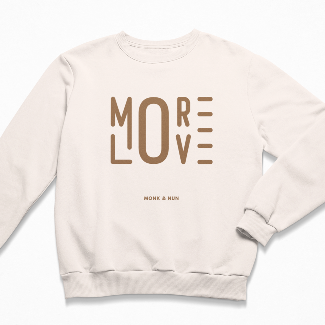 Damen Sweater regular fit "MORE LOVE"