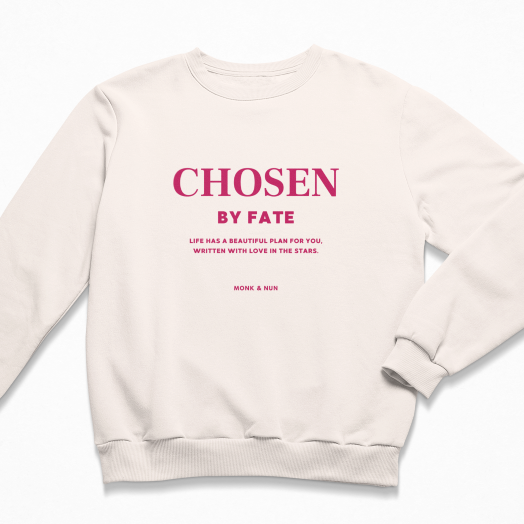 Damen Sweater regular fit "CHOSEN BY FATE"
