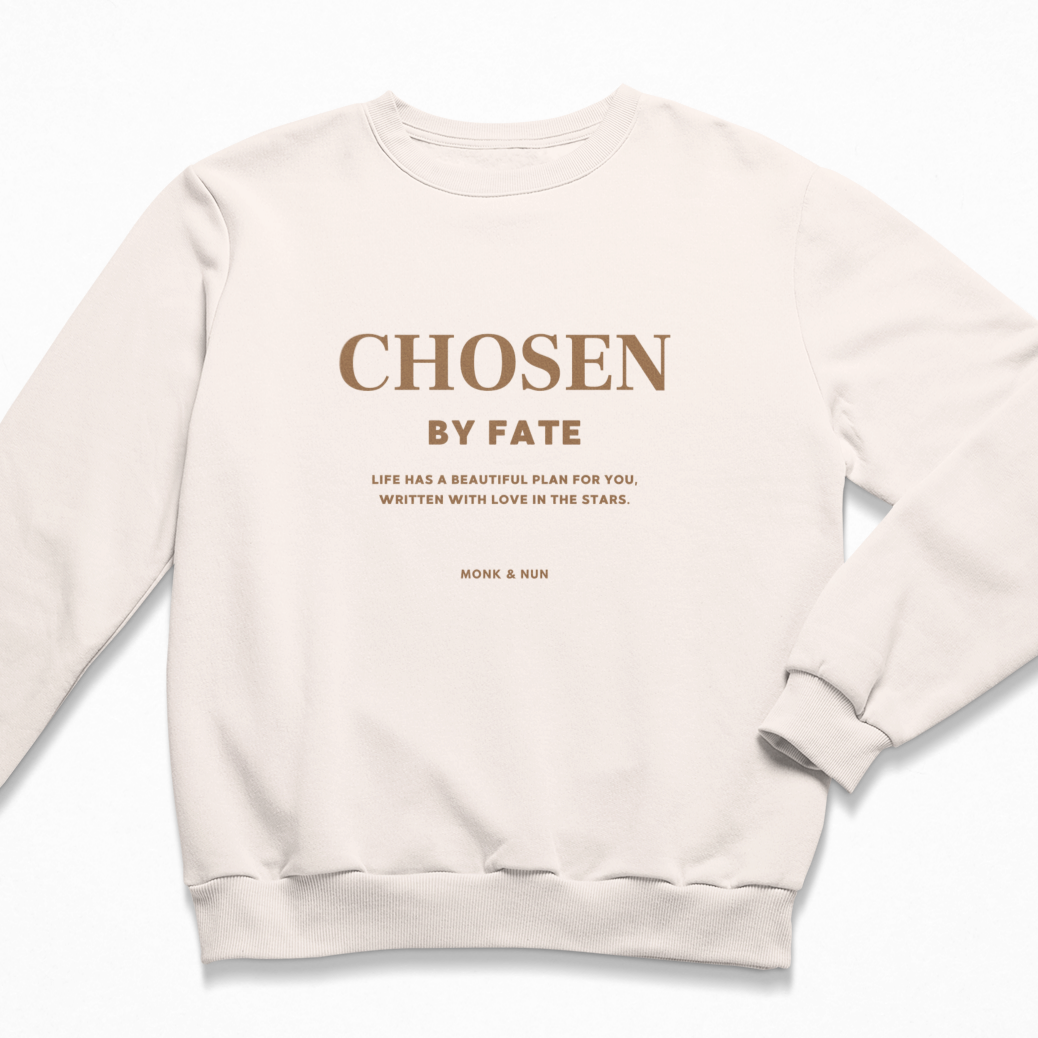 Damen Sweater regular fit "CHOSEN BY FATE"