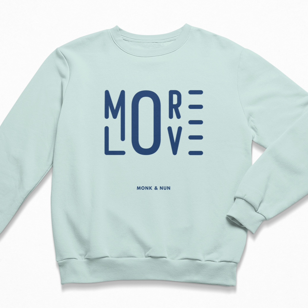 Damen Sweater regular fit "MORE LOVE"