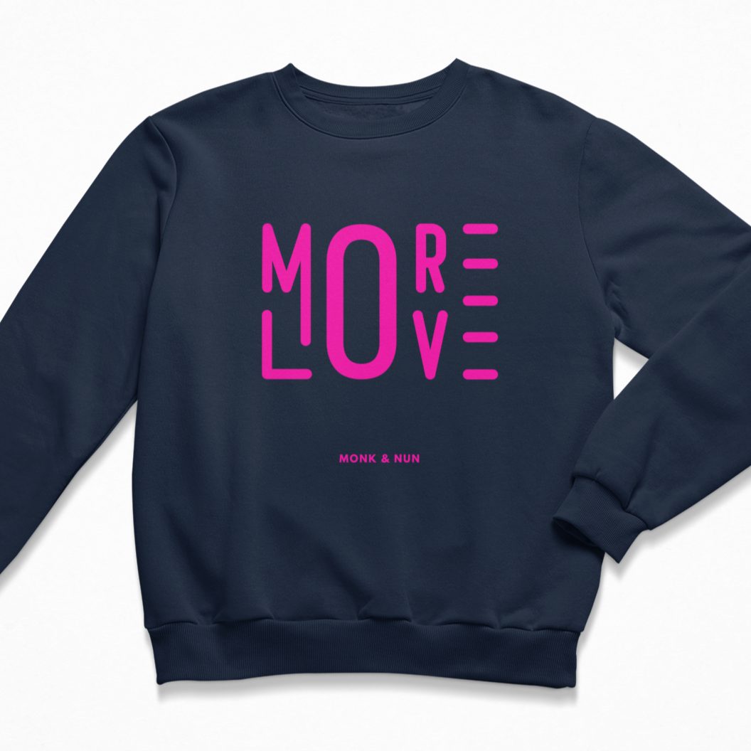 Damen Sweater regular fit "MORE LOVE"