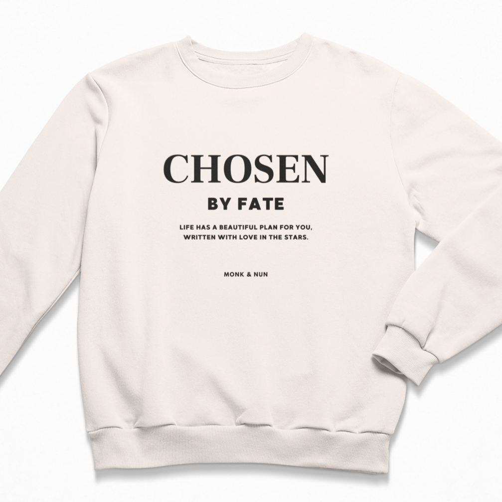 Damen Sweater regular fit "CHOSEN BY FATE"