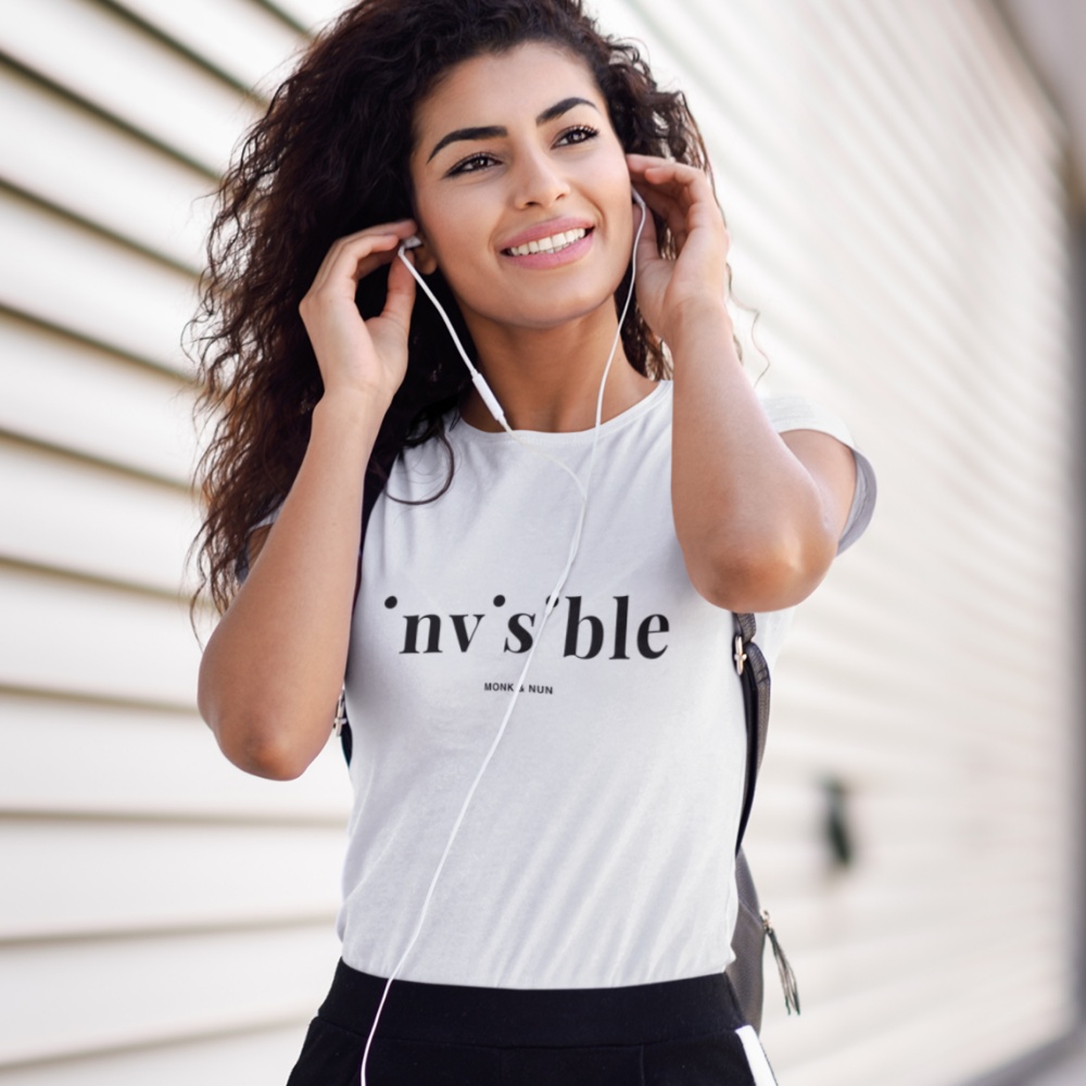 Damen T-Shirt slim fit stretchy "INVISIBLE"