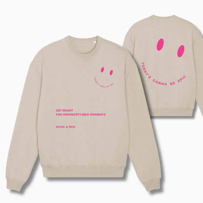 Damen Sweater oversized fit "TODAY'S GONNA BE EPIC"