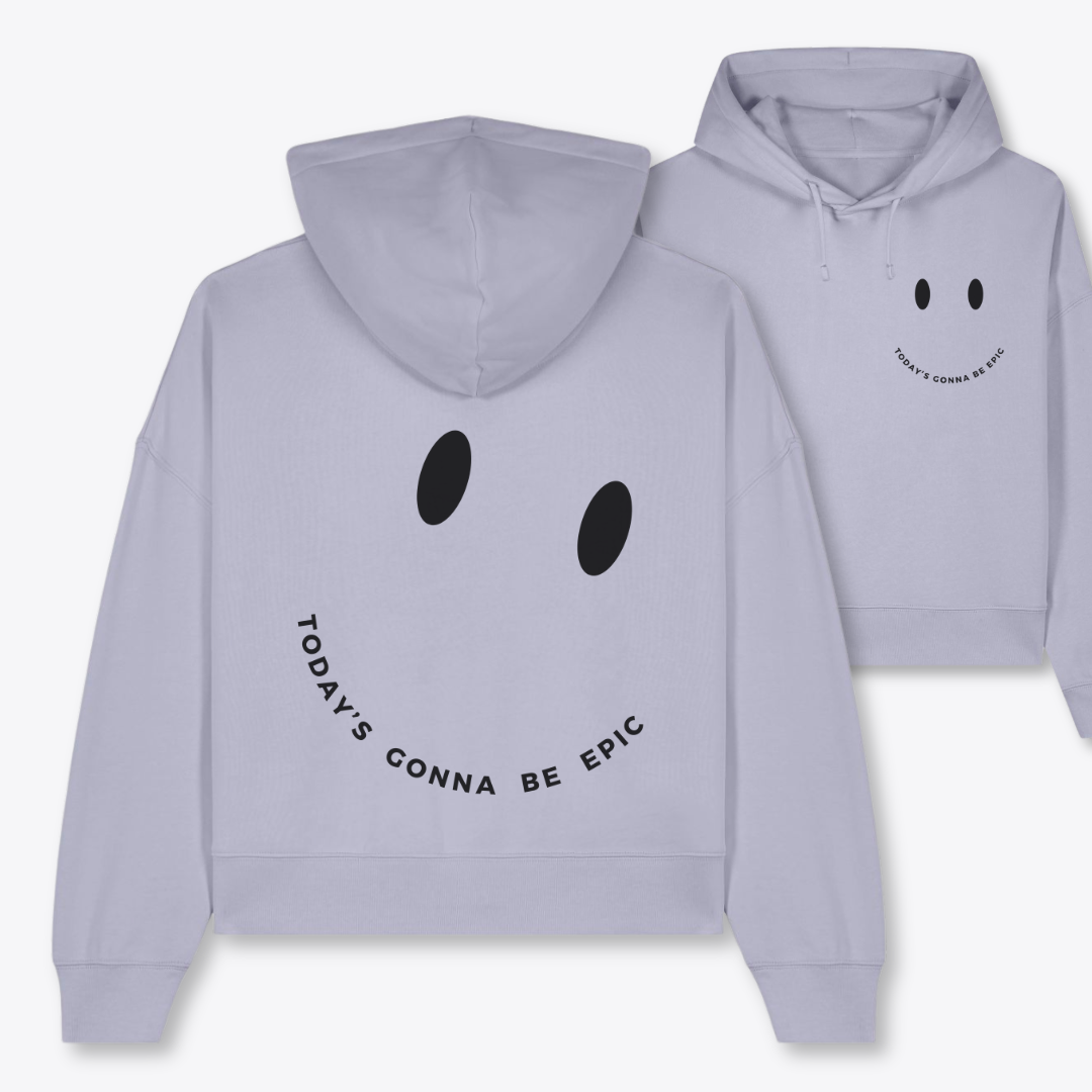 Boxcut-Hoodie "TODAY'S GONNA BE EPIC"