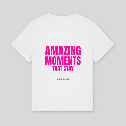 Damen T-Shirt fashion fit "AMAZING MOMENTS.."