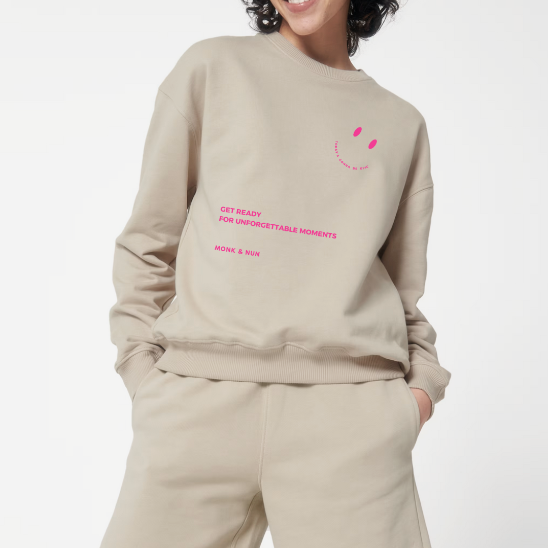 Damen Sweater oversized fit "TODAY'S GONNA BE EPIC"
