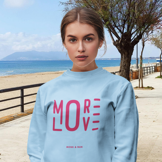 Damen Sweater regular fit "MORE LOVE"