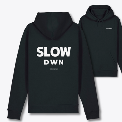 Damen Hoodie regular fit "SLOW DOWN"