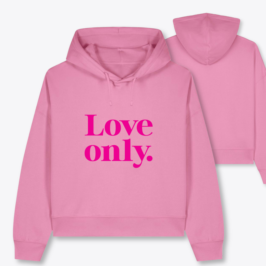 Boxcut Hoodie "LOVE ONLY."