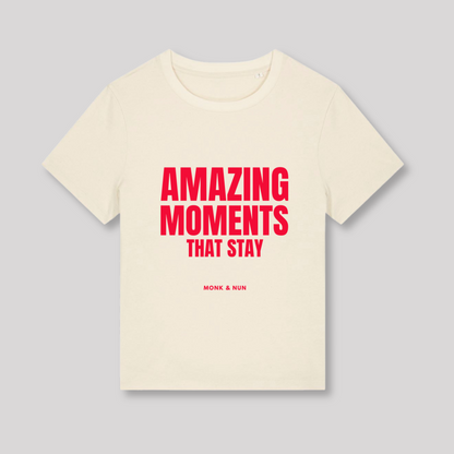 Damen T-Shirt fashion fit "AMAZING MOMENTS.."