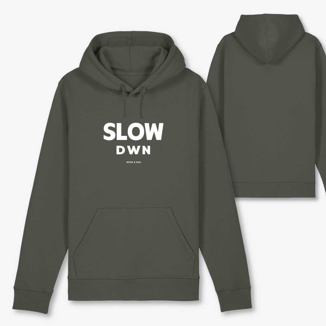 Damen Hoodie regular fit "SLOW DOWN"