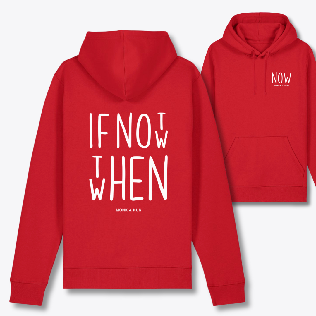 Damen Hoodie regular fit "IF NOT NOW THEN WHEN"