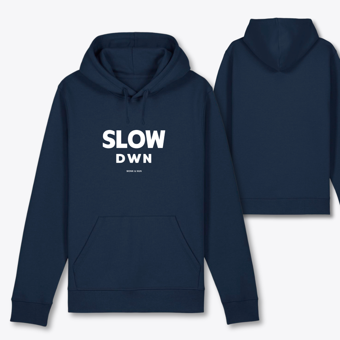 Damen Hoodie regular fit "SLOW DOWN"