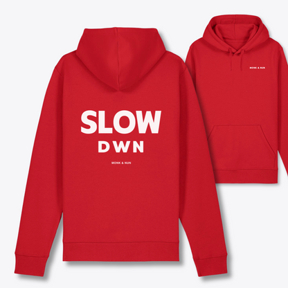 Damen Hoodie regular fit "SLOW DOWN"