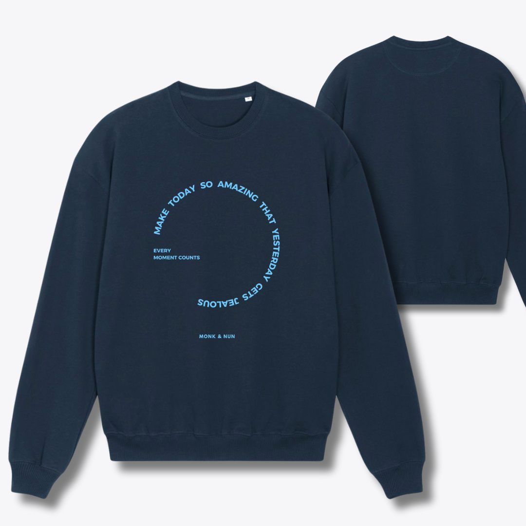Damen Sweater oversized fit "MAKE TODAY SO AMAZING..."