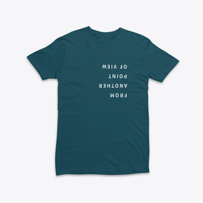 Damen T-Shirt slim fit stretchy "FROM ANOTHER POINT OF VIEW"