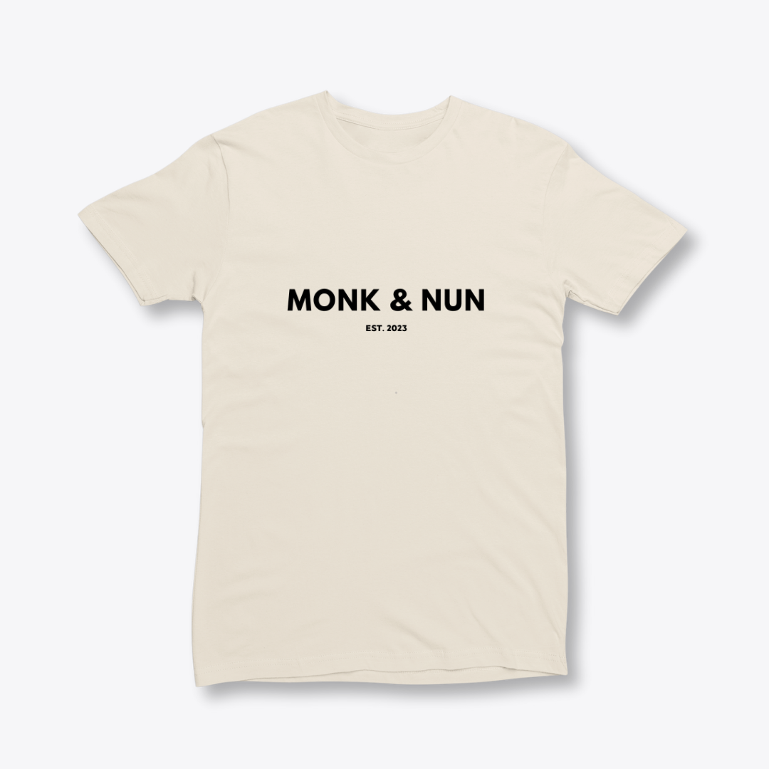 Damen T-Shirt slim fit stretchy "MONK & NUN"