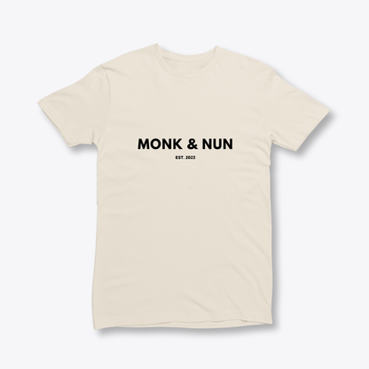 Damen T-Shirt slim fit stretchy "MONK & NUN"