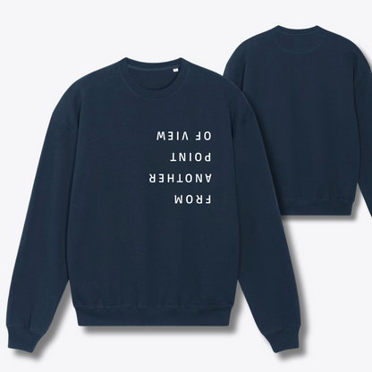 Damen Sweater oversized fit "FROM ANOTHER POINT OF VIEW"