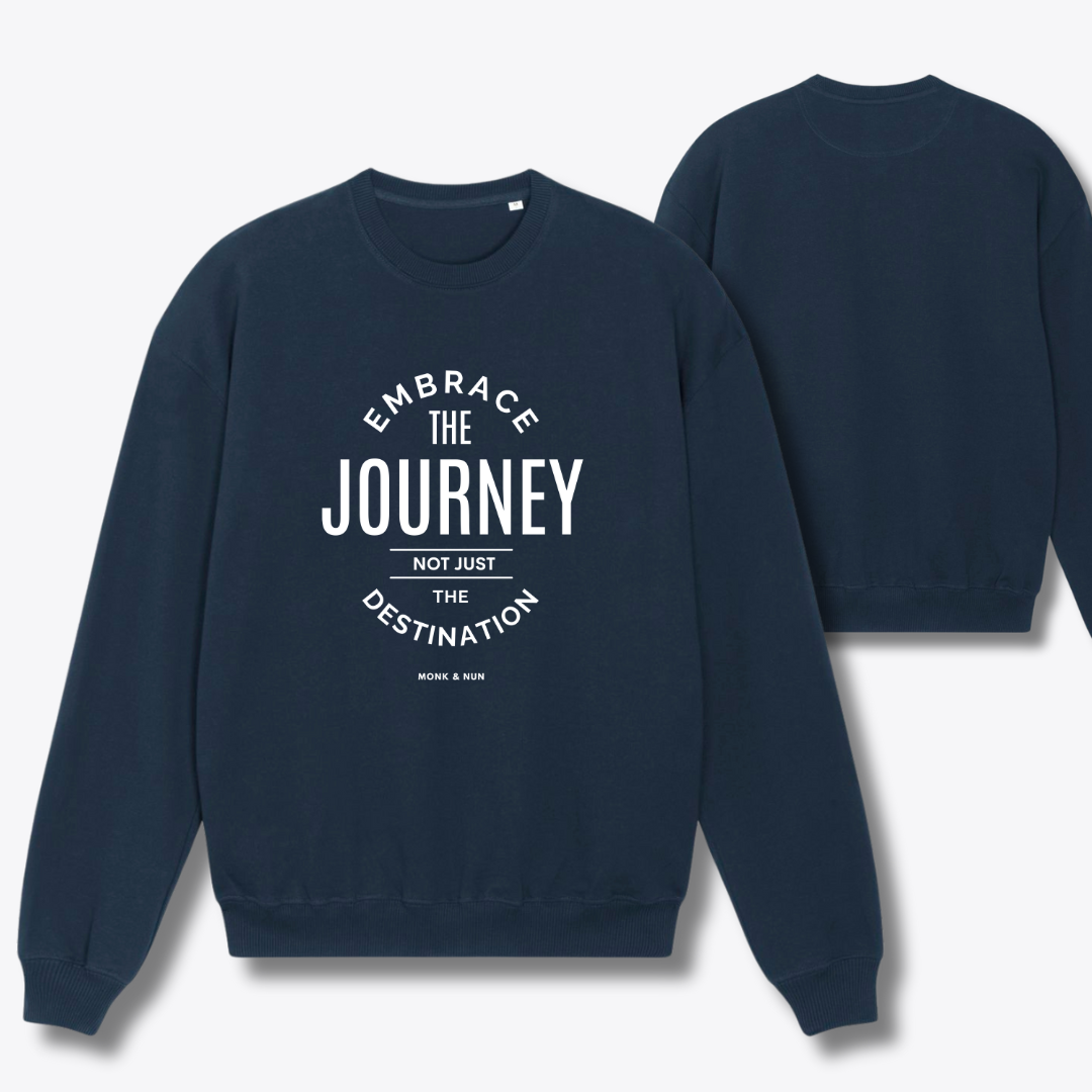 Damen Sweater oversized fit "EMBRACE THE JOURNEY..."