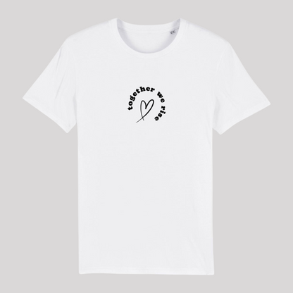 Unisex T-Shirt "TOGETHER WE RISE" Bio-Baumwolle