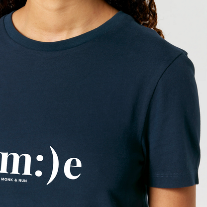 Damen T-Shirt slim fit stretchy "SMILE"