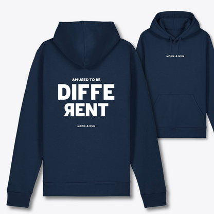 Bio Hoodie Unisex "AMUSED TO BE DIFFERENT"