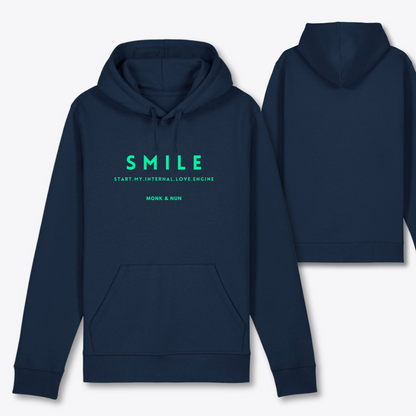 Damen Hoodie regular fit "SMILE - START MY..."