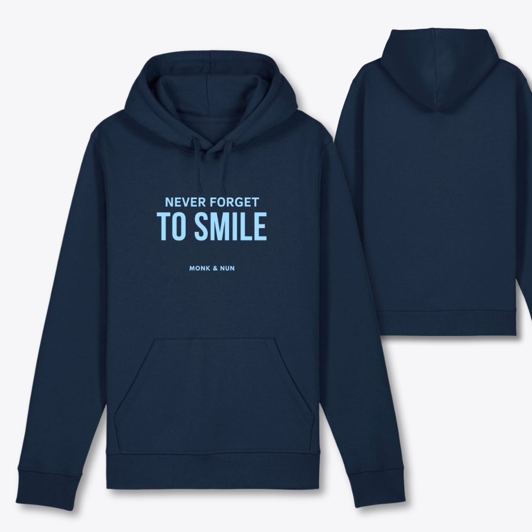 Damen Hoodie regular fit "NEVER FORGET TO SMILE"