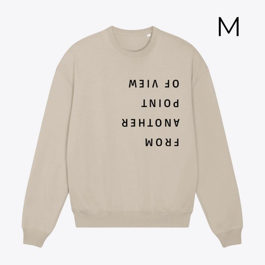 BD-Damen Sweater oversized fit "FROM ANOTHER POINT OF VIEW"