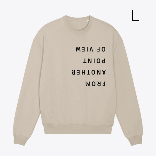BD-Damen Sweater oversized fit "FROM ANOTHER POINT OF VIEW"