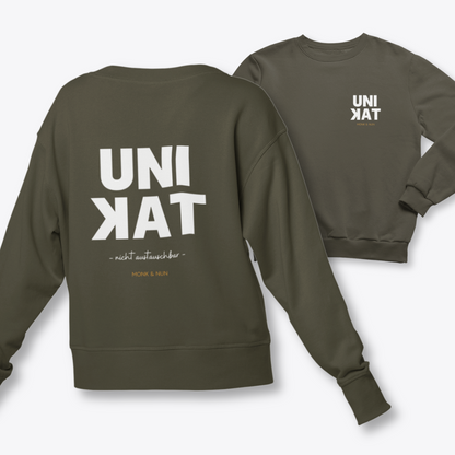 Damen Sweatshirt regular fit "UNIKAT - NICHT AUSTAUSCHBAR"