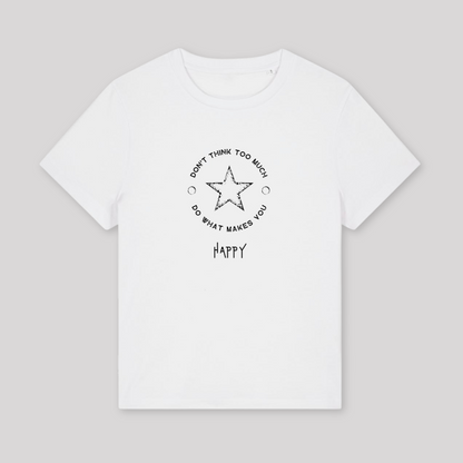 Damen T-Shirt fashion fit "DON'T THINK TOO MUCH"