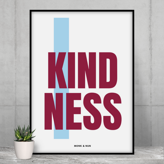 Poster "KINDNESS" - Poster Hochformat