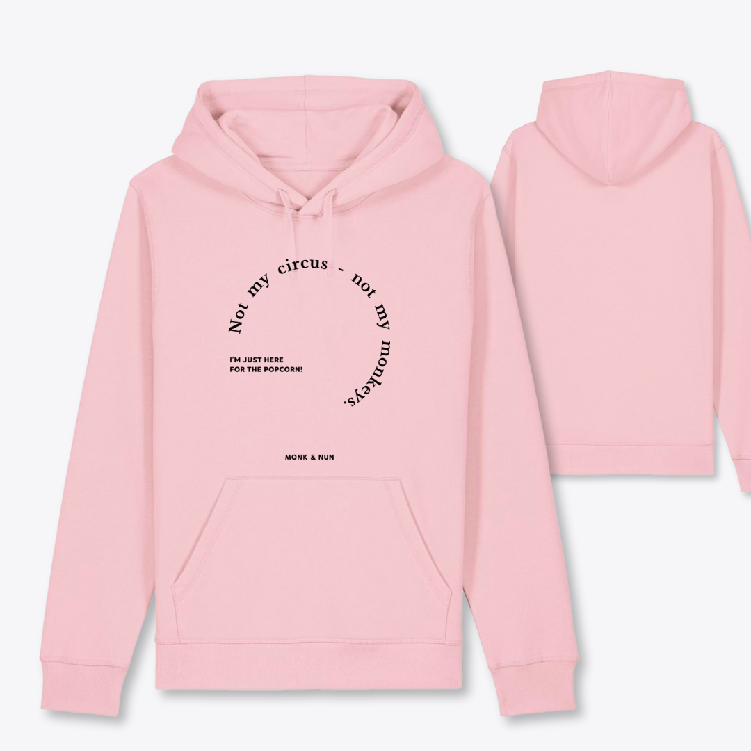 Damen Hoodie regular fit "NOT MY CIRCUS - NOT MY MONKEYS"