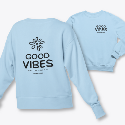 Damen Sweater regular fit "GOOD VIBES"