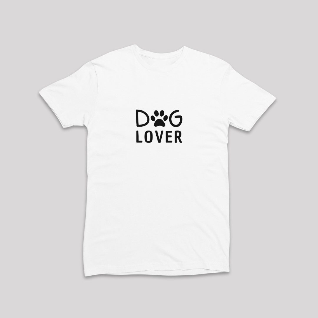 Damen T-Shirt slim fit stretchy "DOG LOVER"