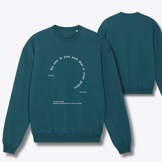 Damen Sweater oversized fit "NO ONE IS YOU..."