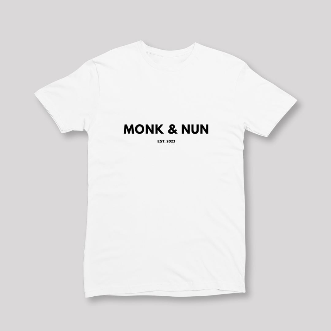 Damen T-Shirt slim fit stretchy "MONK & NUN"