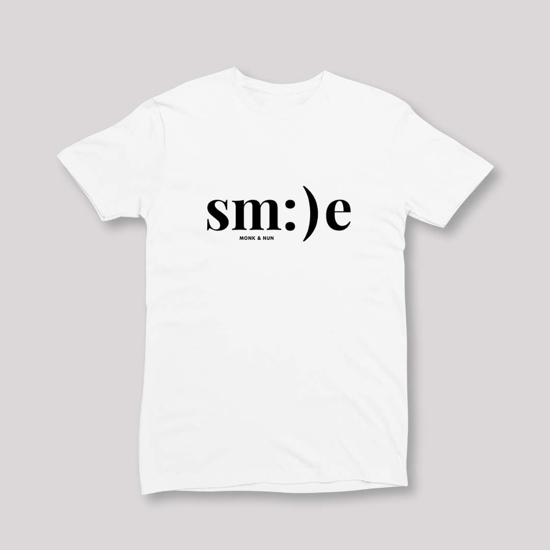 Damen T-Shirt slim fit stretchy "SMILE"