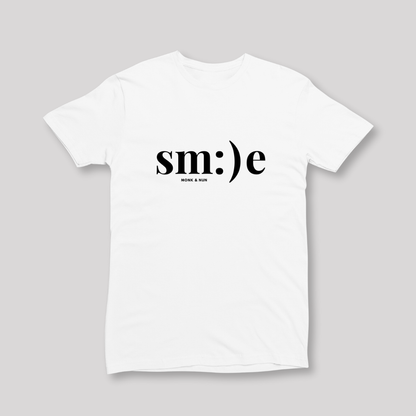 Damen T-Shirt slim fit stretchy "SMILE"