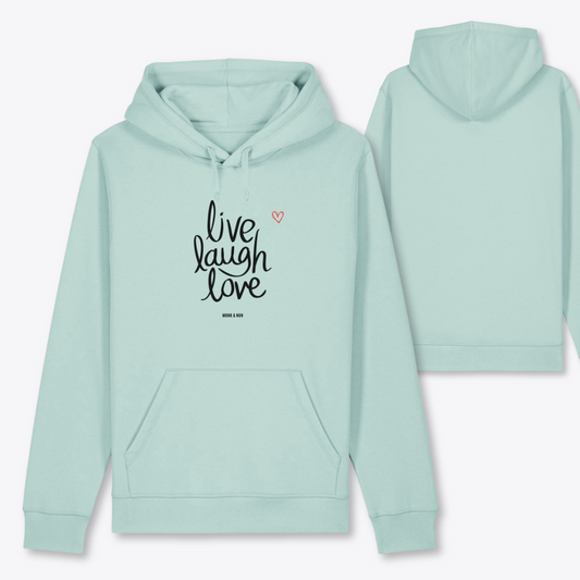 Damen Hoodie regular fit "LIVE LAUGH LOVE"