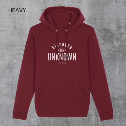 HEAVY Hoodie Unisex "DISCOVER THE UNKNOWN"
